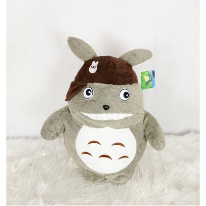 {M'SIA STOCK} TOTORO SOFTTOYS/PLUSHTOYS/KIDSTOYS 50CM 戴帽龙猫娃娃玩具公仔50厘米 Patung Beraung